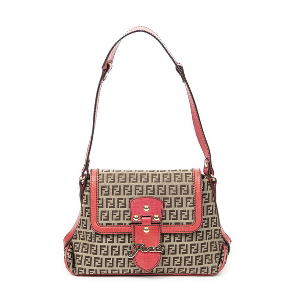 Fendi Handbags - Fendi Bicolor Flap Shoulder Bag